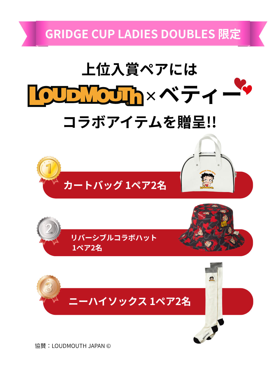 ラウドマウス協賛賞品
